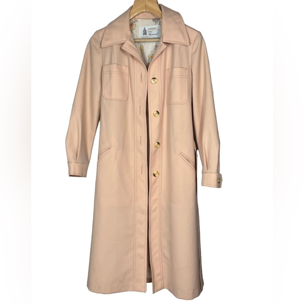 London Fog Vintage 60s 70s Rain Trench Coat | Size: 10